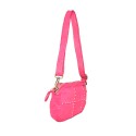 Woman washed leather shoulder bag - BI39843