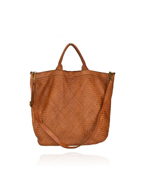 Woman woven leather bag -...