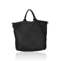 Borsa donna shopping  in pelle intrecciata - AY69876