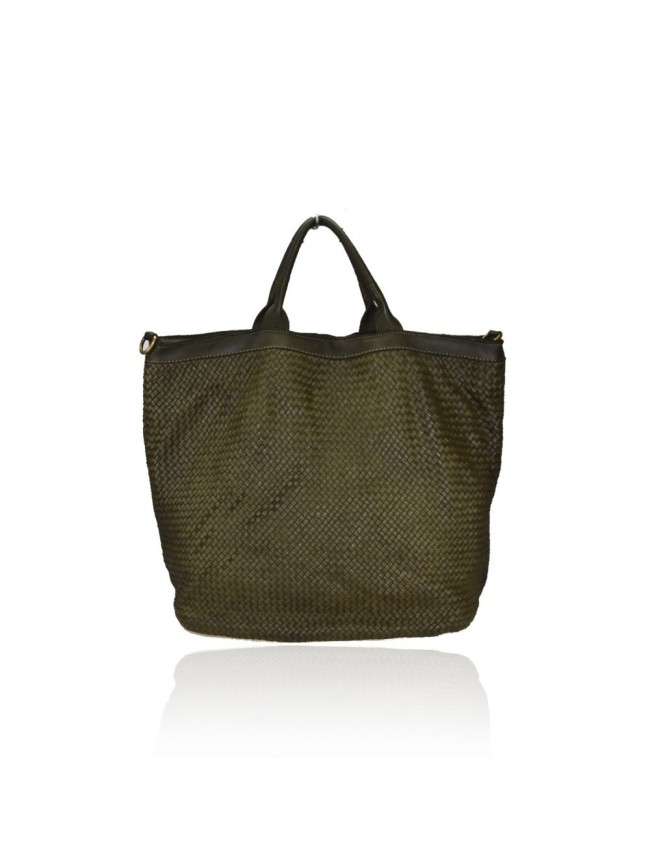 Borsa donna shopping  in pelle...