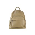 Leather unisex backpack - ZQ36839