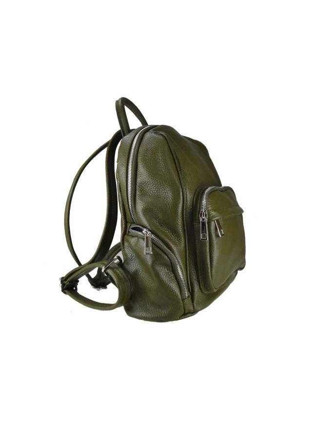 zaino in pelle unisex made Italy -...