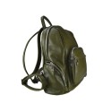 Leather unisex backpack - ZQ36839