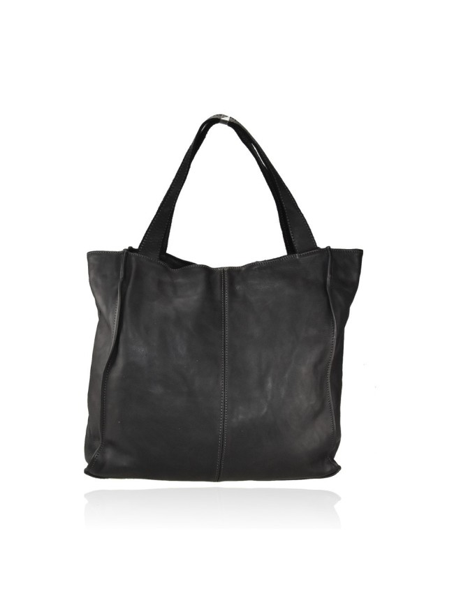 Borsa a spalla in pelle vintage -...