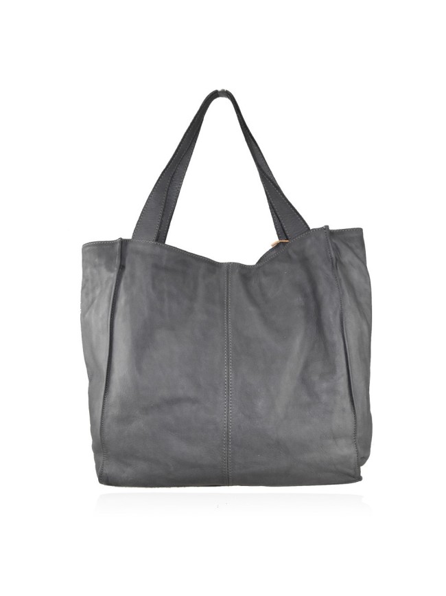 Borsa a spalla in pelle vintage -...