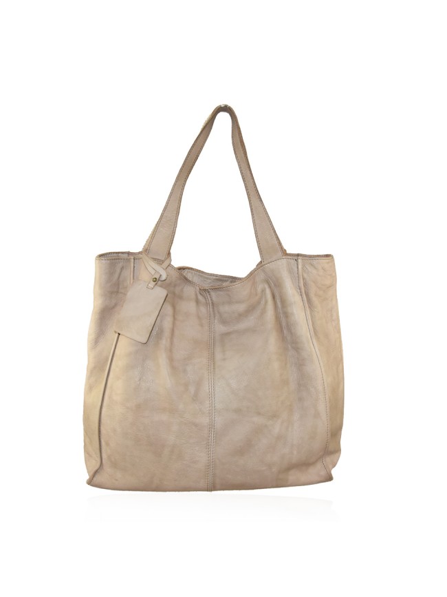 Borsa a spalla in pelle vintage -...