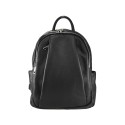 Leather unisex backpack - QS36839