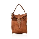 Woman vintage leather mobile pochette - PZ17819