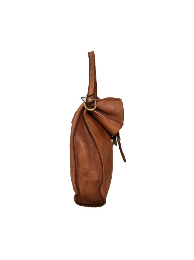 Woman vintage leather mobile pochette...