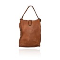 Woman vintage leather mobile pochette - PZ17819