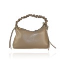 Leather bag with shoulder strap - MT23825