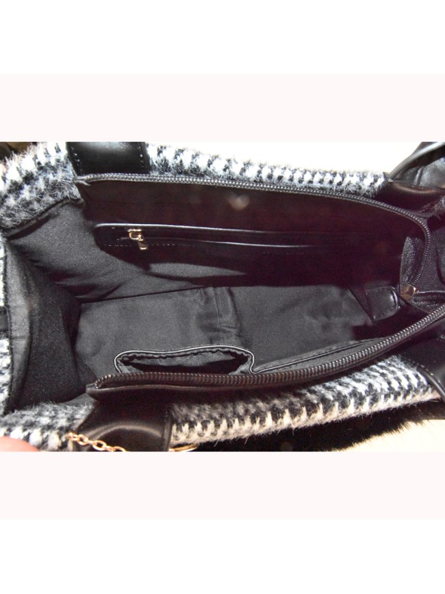 Borsa donna a mano in ecopelle con...