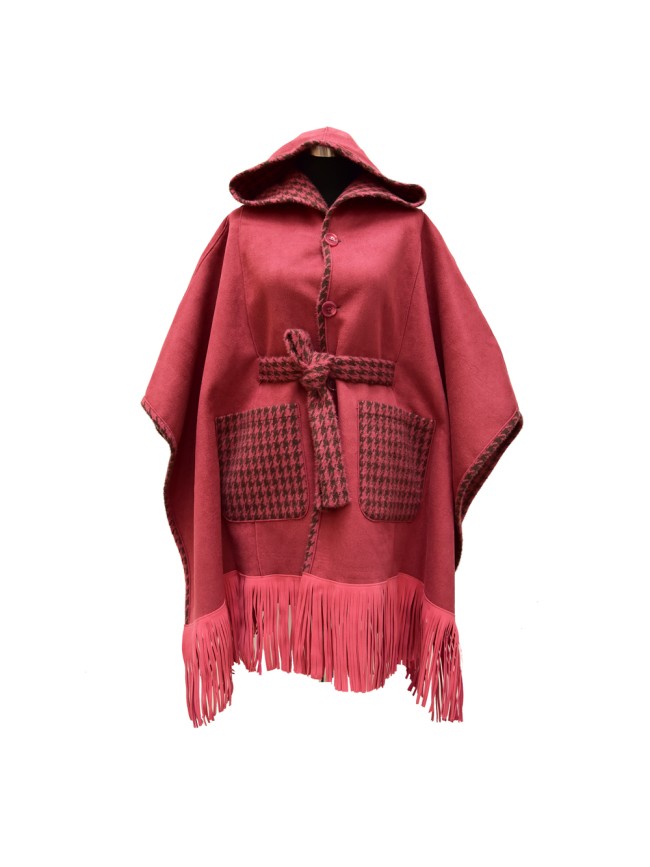 Giacca in ecopelliccia double face -...