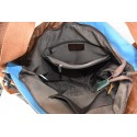 Convertible shoulder leather bag in backpack - 1916