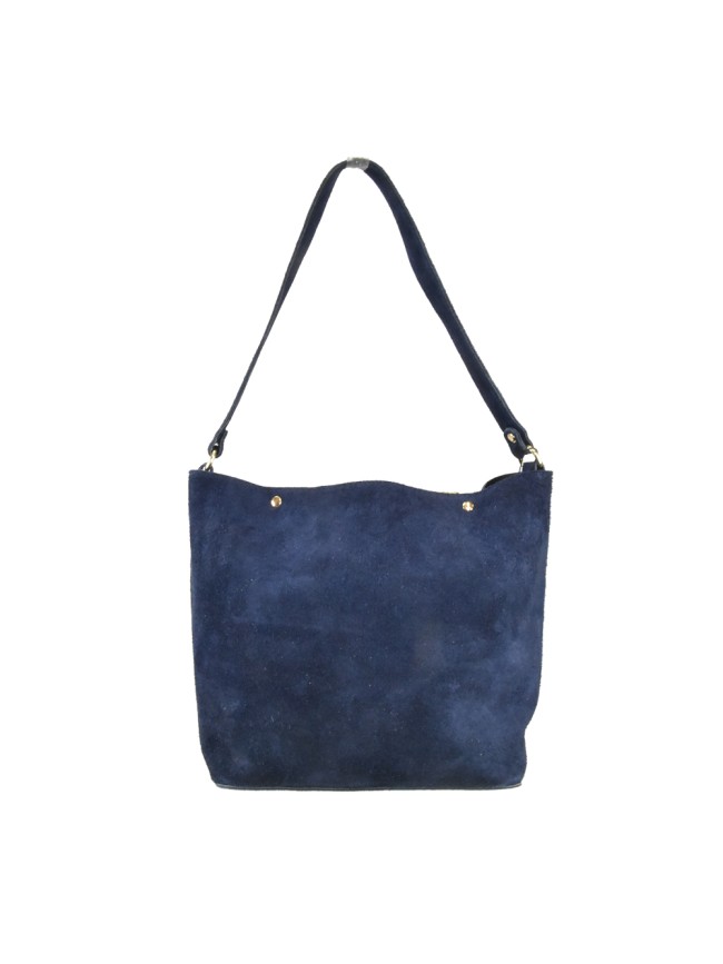 Woman suede leather shoulder bag - AC19821