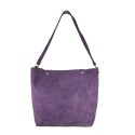 Woman suede leather shoulder bag - AC19821