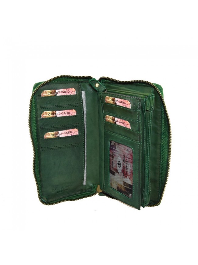 Woman washed leather wallet - 1202