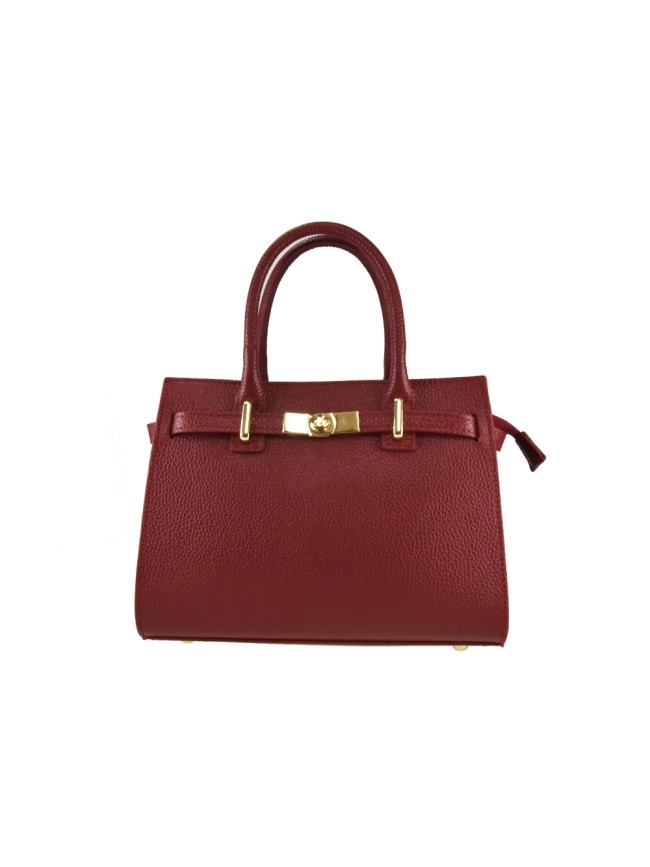 Borsa a mano in pelle con tracolla - HG48853