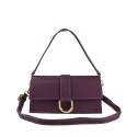 Leather bag with shoulder strap - QG25827
