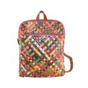 Zaino intrecciato patchwork - 1319