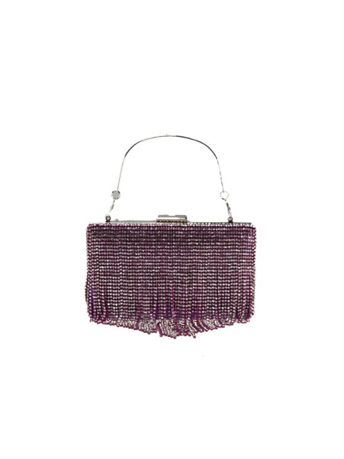 Pochette donna con strass -...