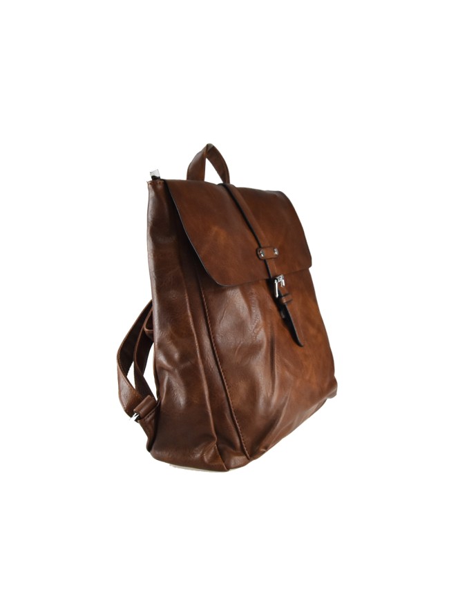 Unisex backpack synthetic leather bag...