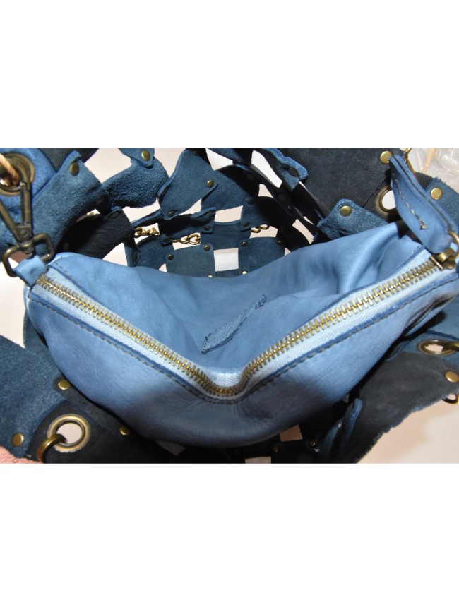 Vintage leather shoulder bag - TC59865