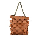 Vintage leather shoulder bag - TC59865