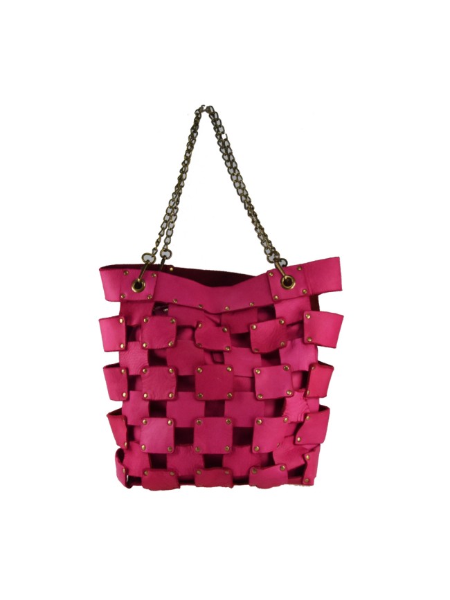 Borsa a spalla in pelle vintage -...