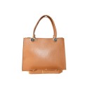 Leather bag with shoulder strap - DG32835