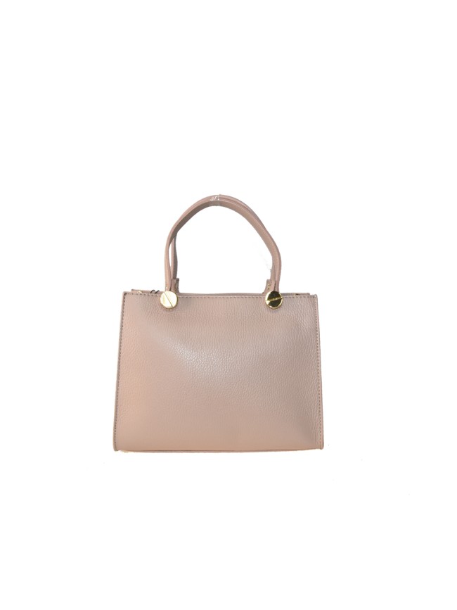 Leather bag with shoulder strap -...