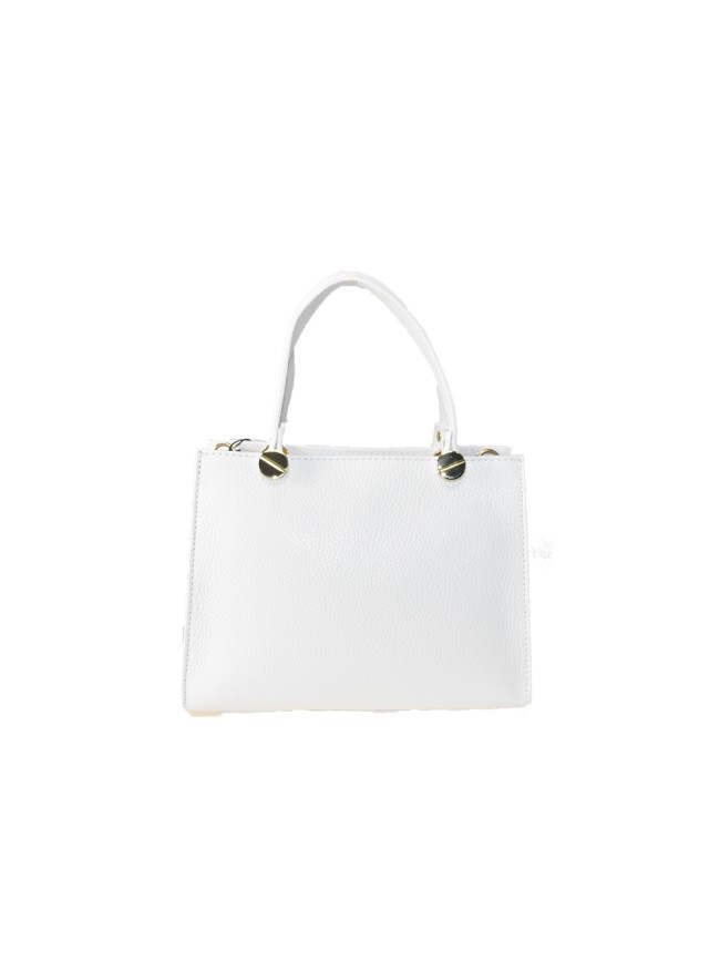 Leather bag with shoulder strap -...