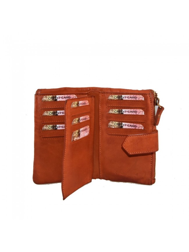 Woman washed leather wallet - 1208