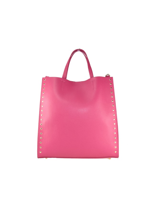 Borsa a mano  in pelle con tracolla -...