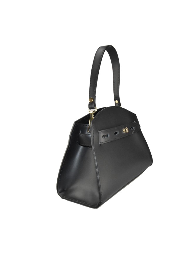 Borsa a mano  in pelle con tracolla -...