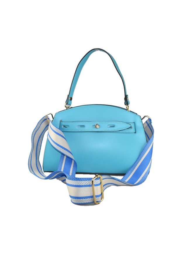 Leather bag with shoulder strap -...