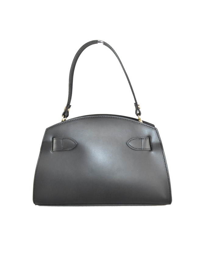Leather bag with shoulder strap -...