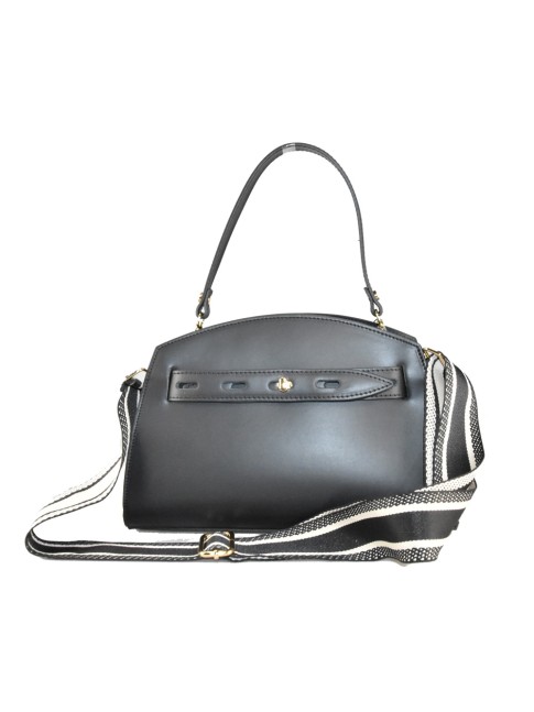 Leather bag with shoulder...
