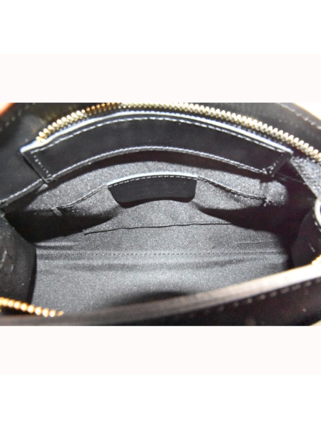 Borsa a mano  in pelle con tracolla -...