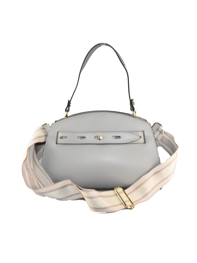 Borsa a mano  in pelle con tracolla -...