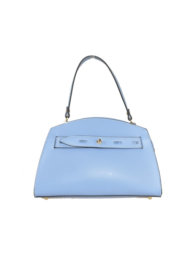 Borsa a mano  in pelle con tracolla -...