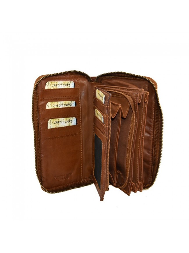 Woman washed leather wallet - 1302