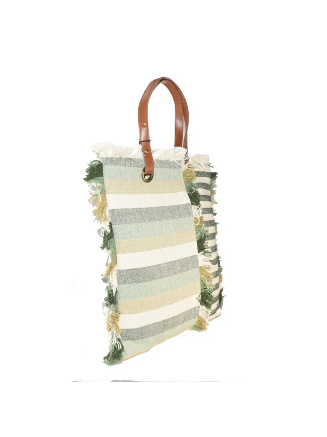 Borsa a spalla donna in tessuto - BO1901