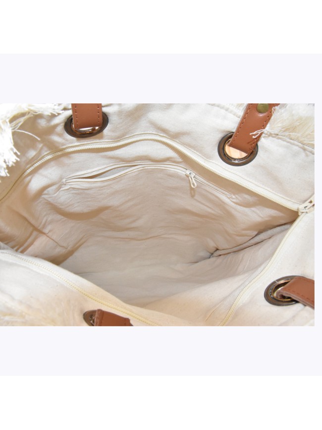 Borsa a spalla donna in tessuto - BO1901