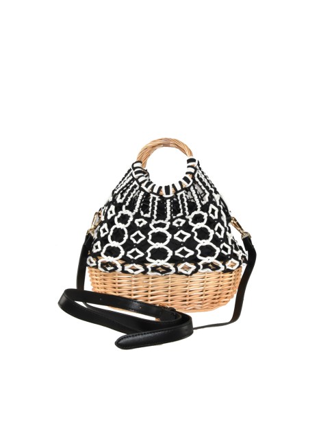 Woman bamboo hand bag - BO1700
