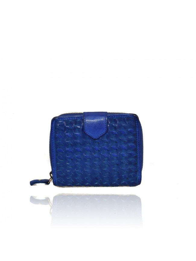 Portafoglio in pelle effetto vintage...