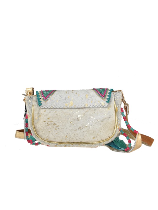 Borsa a tracolla in pelle con...