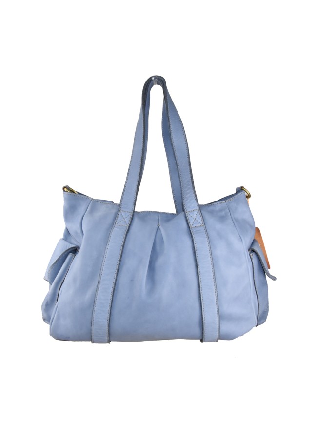 Borsa a spalla in pelle vintage -...