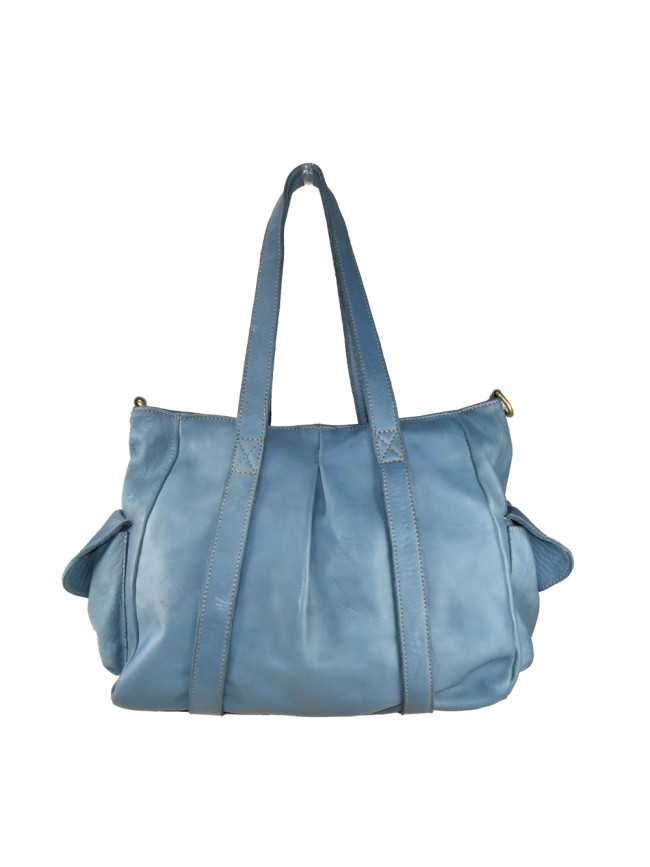 Borsa a spalla in pelle vintage -...