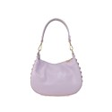 Borsa a spalla donna in pelle con borchie - AV29832